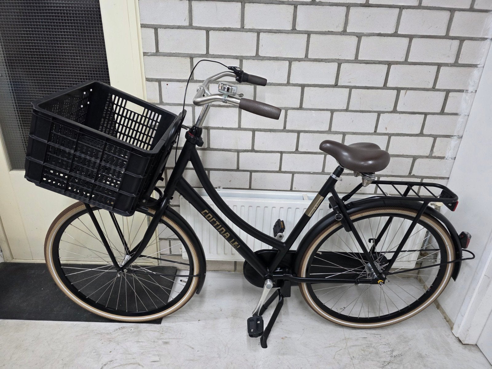 Cortina U4 3v transportfiets 57 cm, Terugtraprem, Gebruikt, Versnellingen, 56 cm of meer
