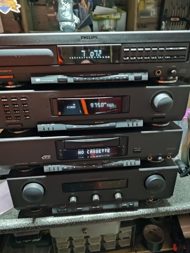 Philips 900 serie stereo set - Zo ingeruild, zo weer weg, Philips, Gebruikt, Tuner of Radio, Losse componenten