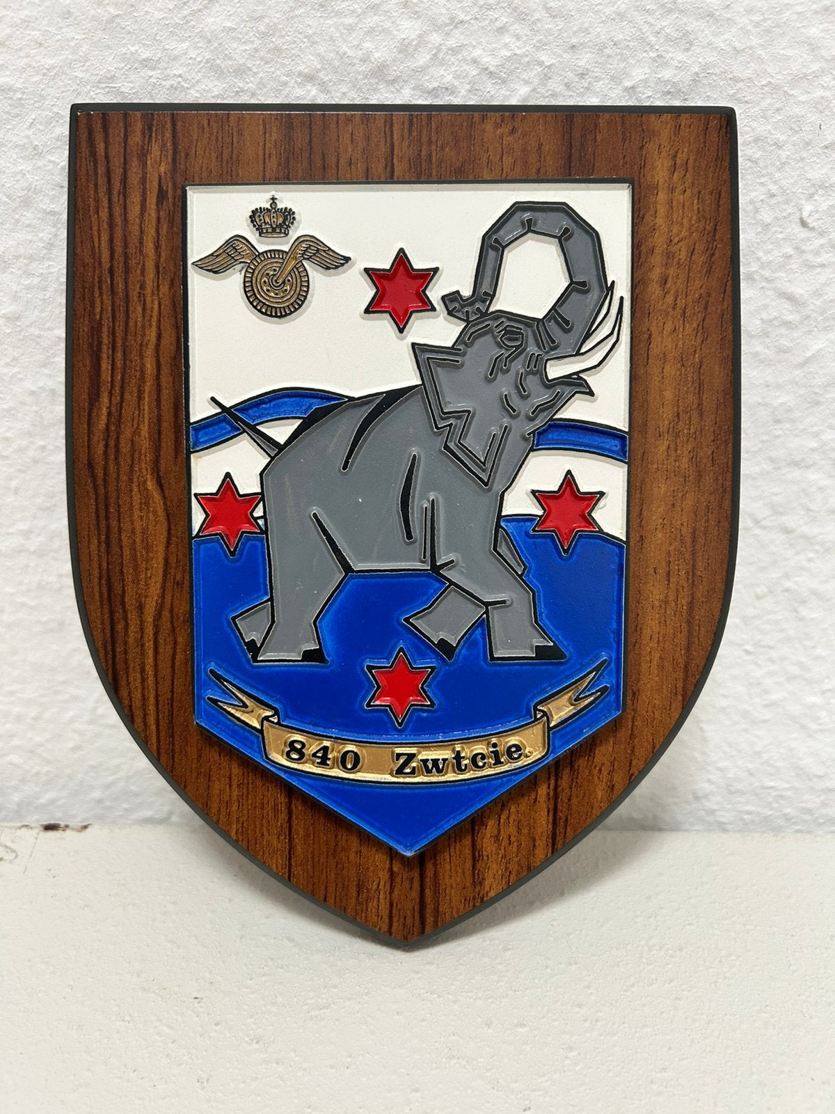Wapenschild 840 Zwaar Transport, Verzamelen, Militaria | Algemeen, Ophalen of Verzenden, Landmacht, Nederland, Embleem of Badge