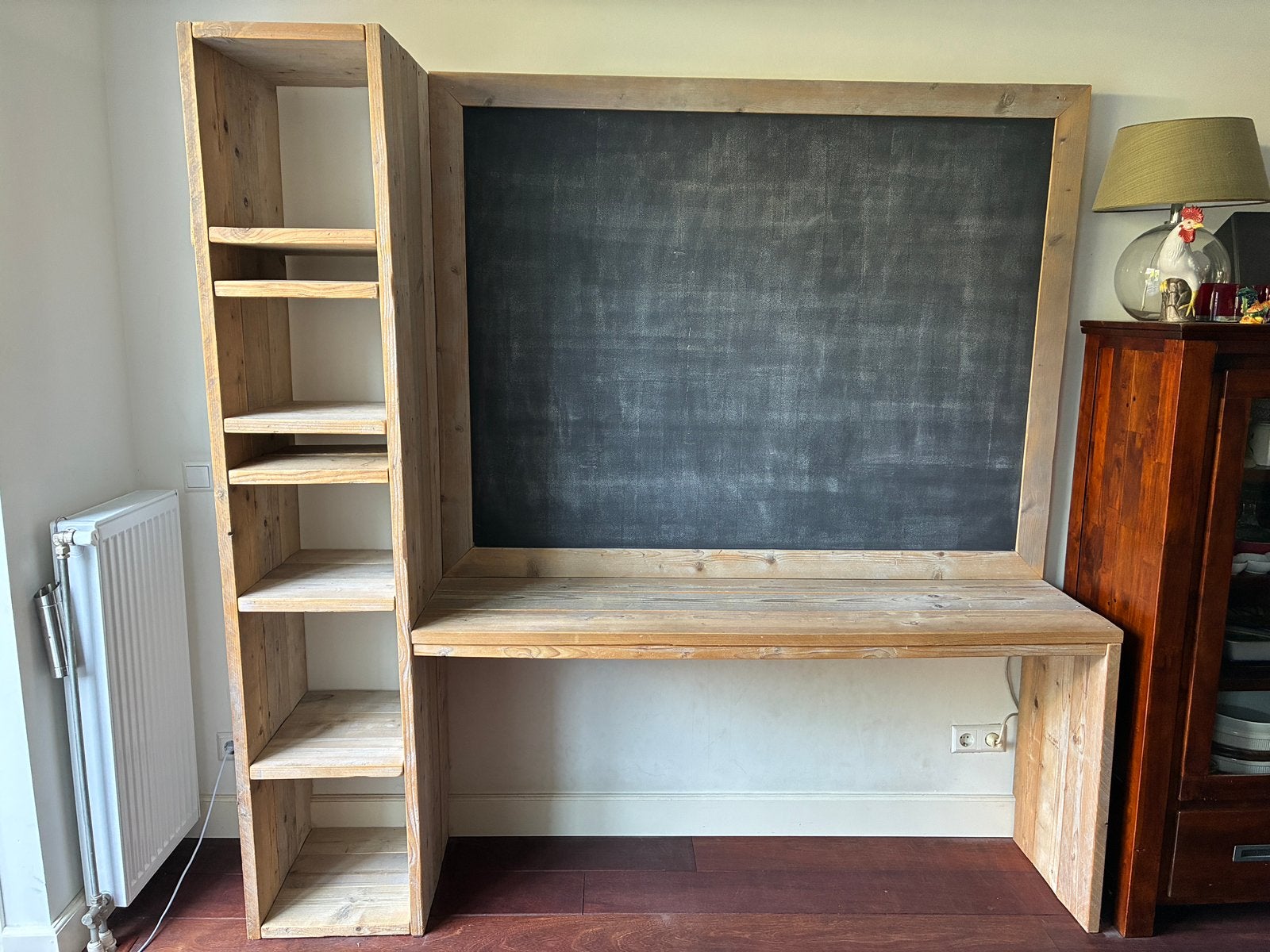 Steigerhouten speeltafel Aya 200x200cm, Huis en Inrichting, Kasten | Overige, Ophalen, Gebruikt