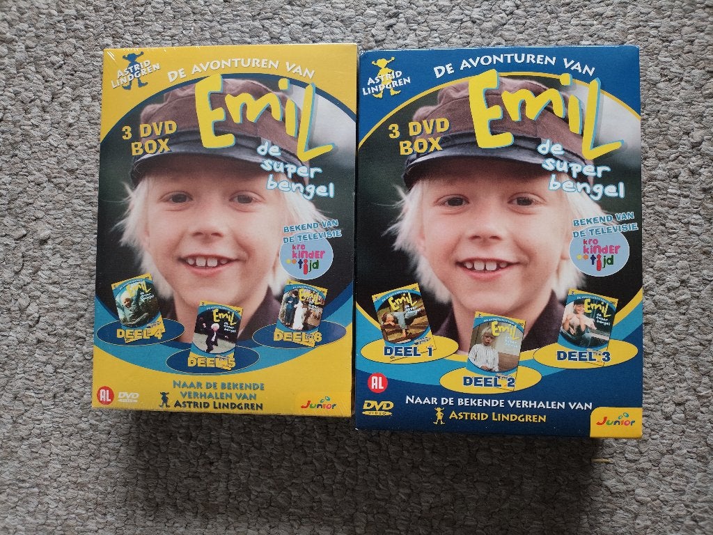 De Avonturen van Emil de super Bengel. Deel 1 t/m 6, Alle leeftijden, Ophalen of Verzenden, Zo goed als nieuw