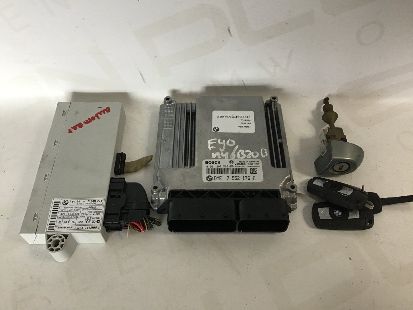 Computer motormanagement set BMW E90 N46B20B 7552176, Gebruikt, -, -, Ophalen of Verzenden