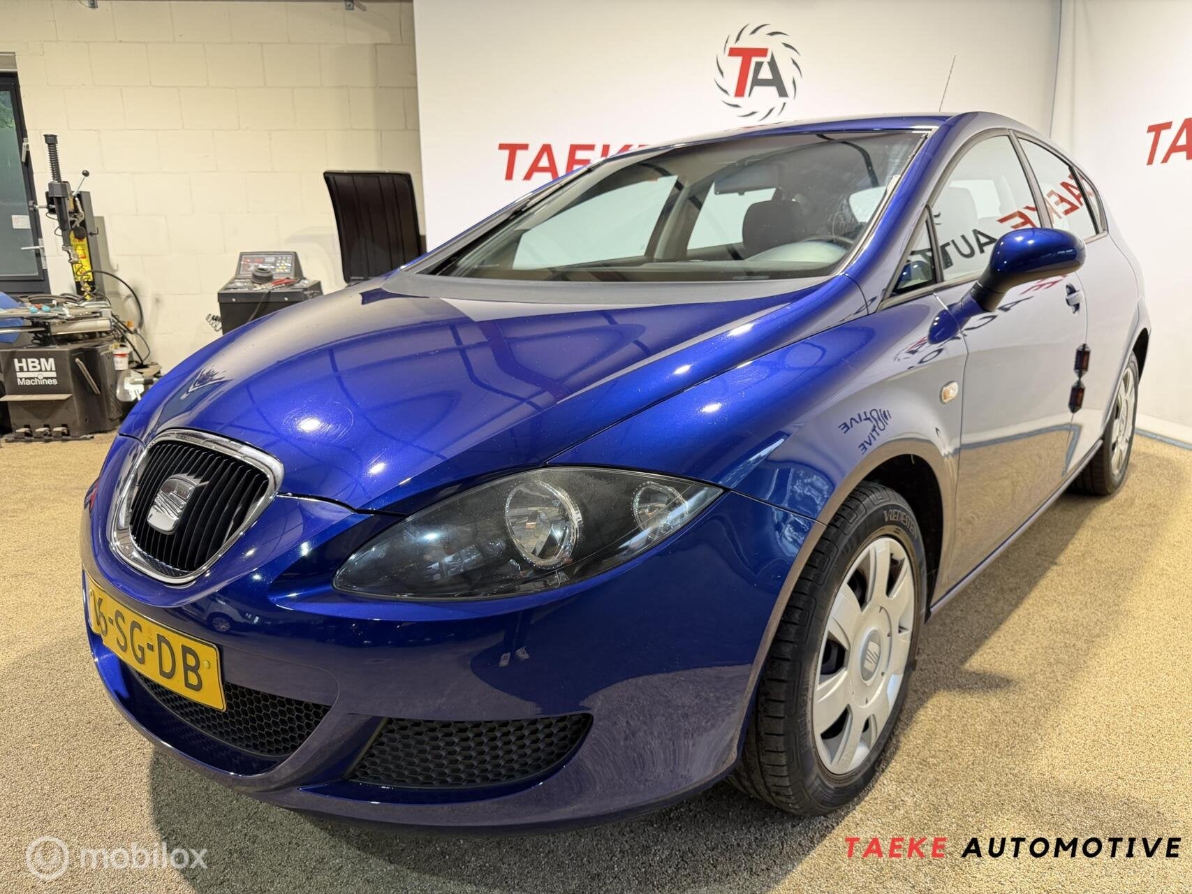 Seat Leon 1.6 Reference AIRCO/5DRD/APK/NAP/1EIG, Auto's, Stof, Gebruikt, Verwarmde buitenspiegels, 4 cilinders