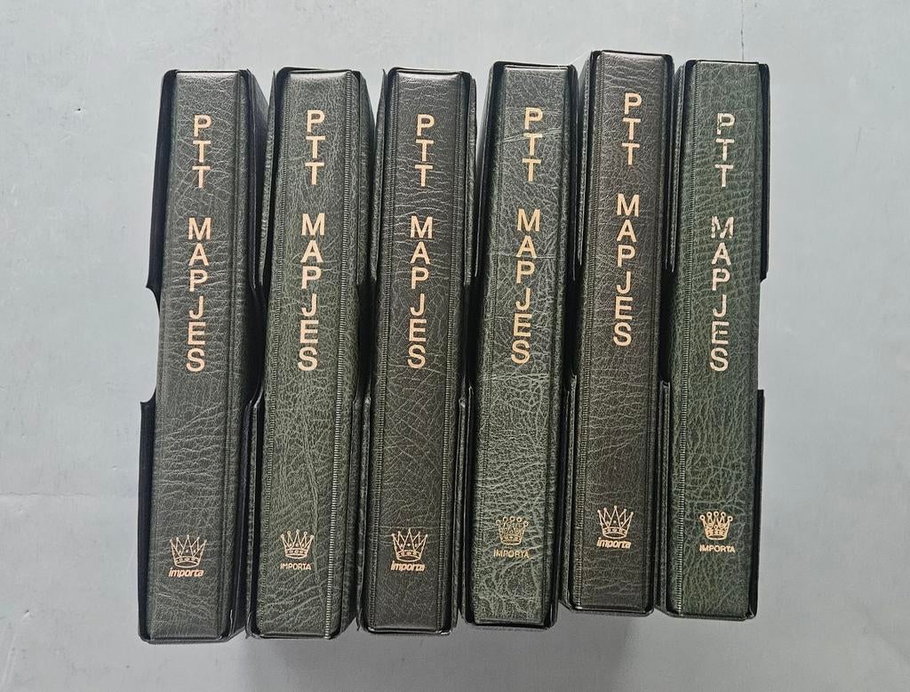 6 albums  PTT Postzegel Mapjes -, Postzegels en Munten, Postzegels | Nederland, Ophalen of Verzenden, Na 1940, Postfris
