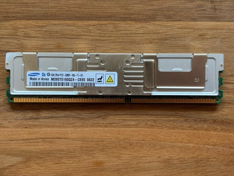 Samsung 4GB PC2-5300F ECC Server Geheugen (M395T5160QZ4), Computers en Software, RAM geheugen, Gebruikt, Server, Ophalen of Verzenden