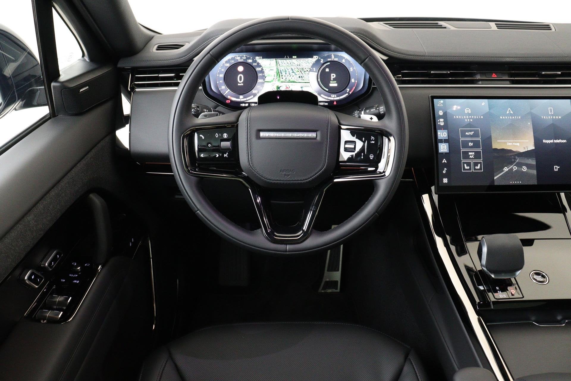 LAND ROVER RANGE ROVER SPORT P460e PHEV AWD DYNAMIC SE -PANO, Auto's, Automaat, 12 maanden, Stof, Zwart
