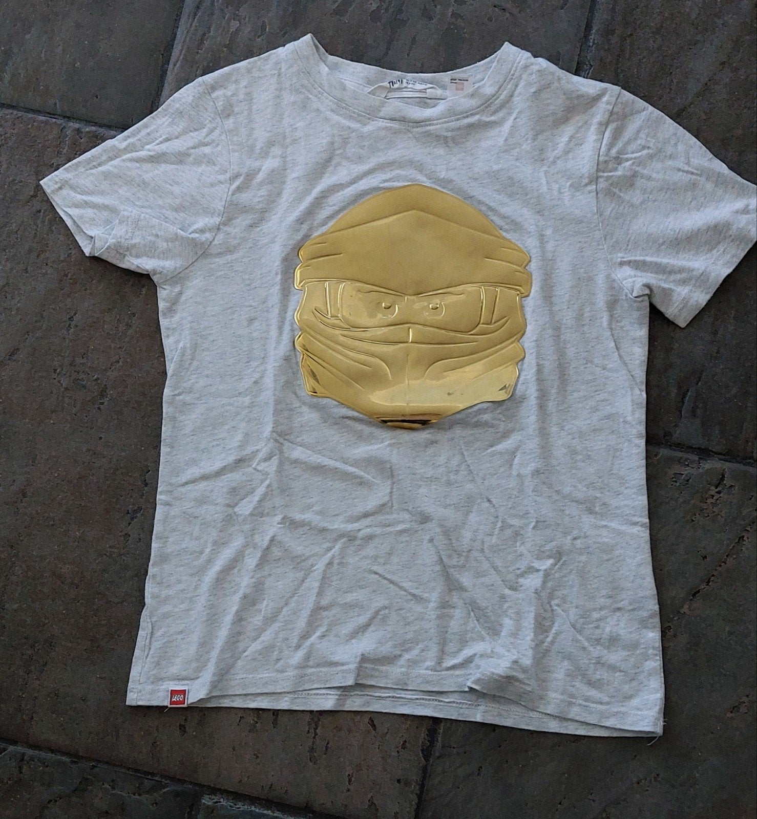 t-shirt ninjago maat 134 140 (klein prijsje), Ophalen of Verzenden, Zo goed als nieuw, Jongen, Shirt of Longsleeve
