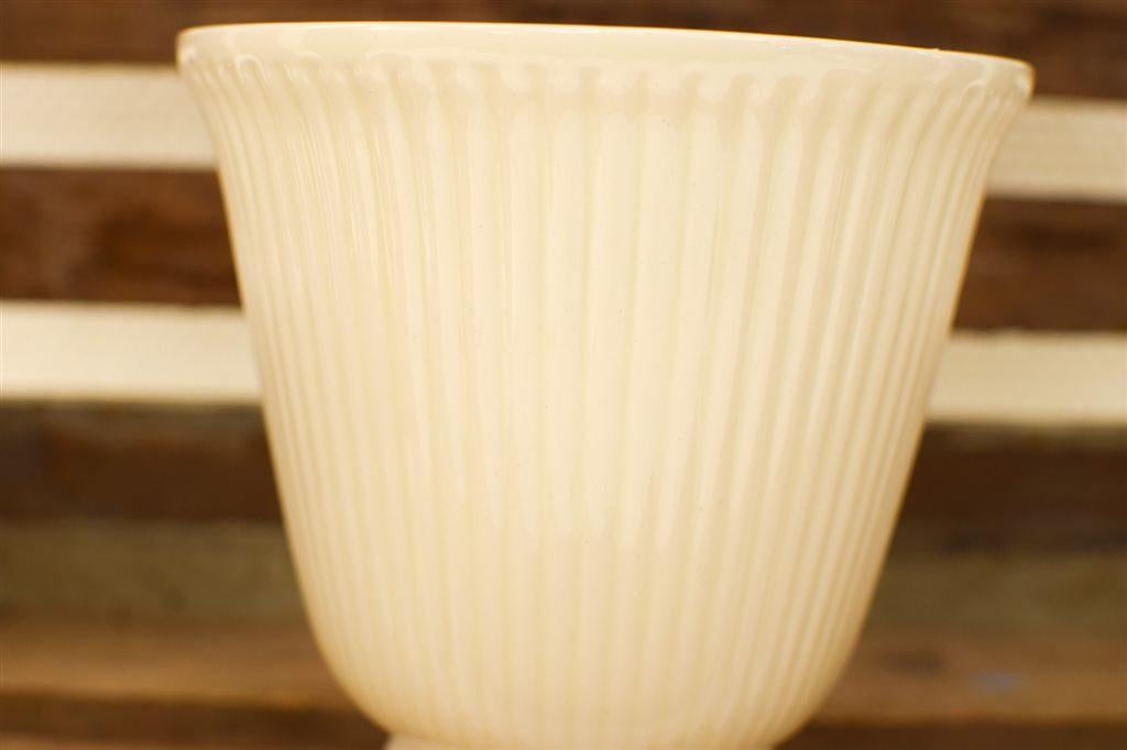 Wedgwood porseleinen Bloempot 50791, Gebruikt, Rond, Ophalen of Verzenden, Aardewerk