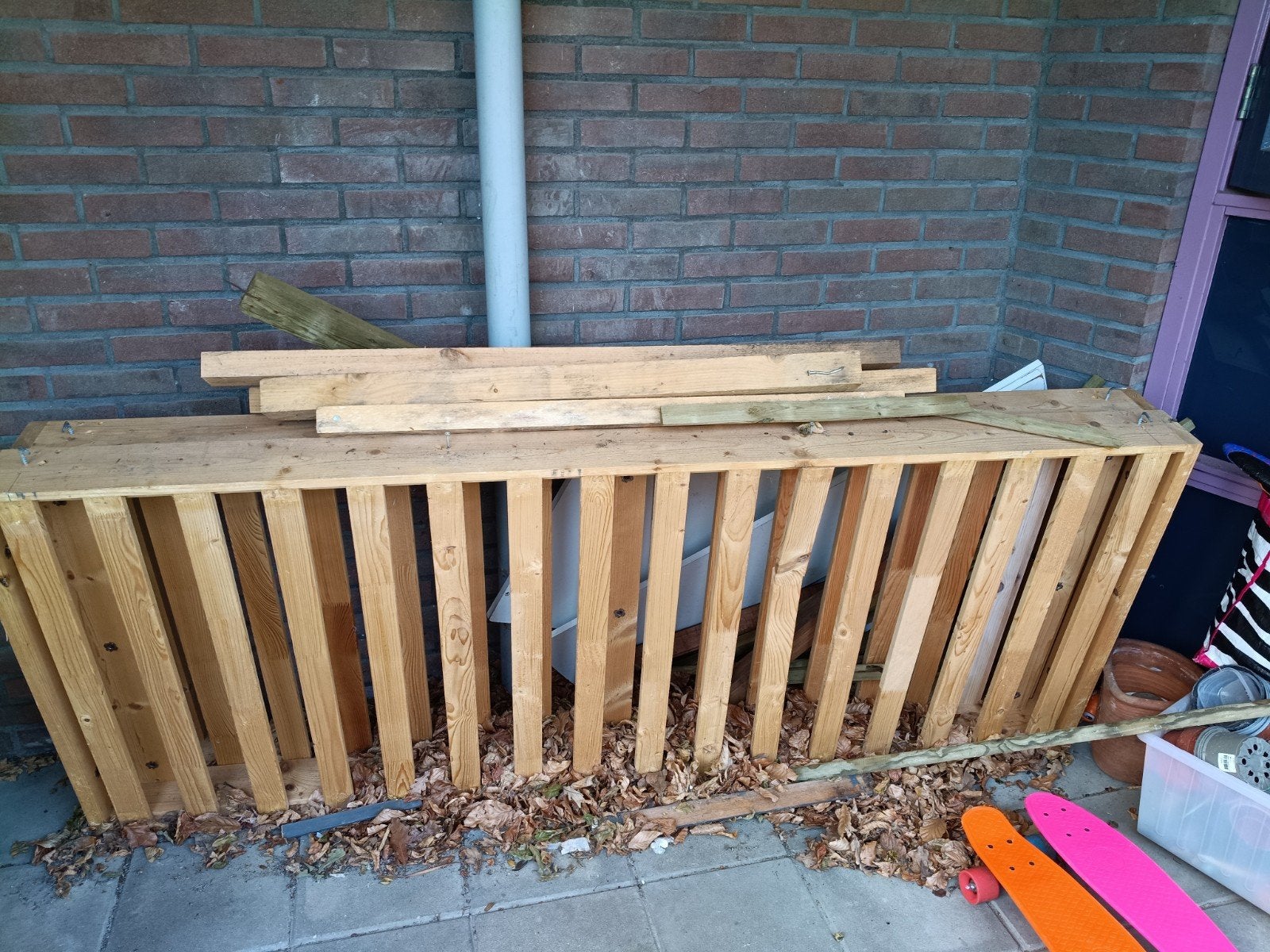 Gratis rest hout, Tuin en Terras, Minder dan 3 m³, Ophalen