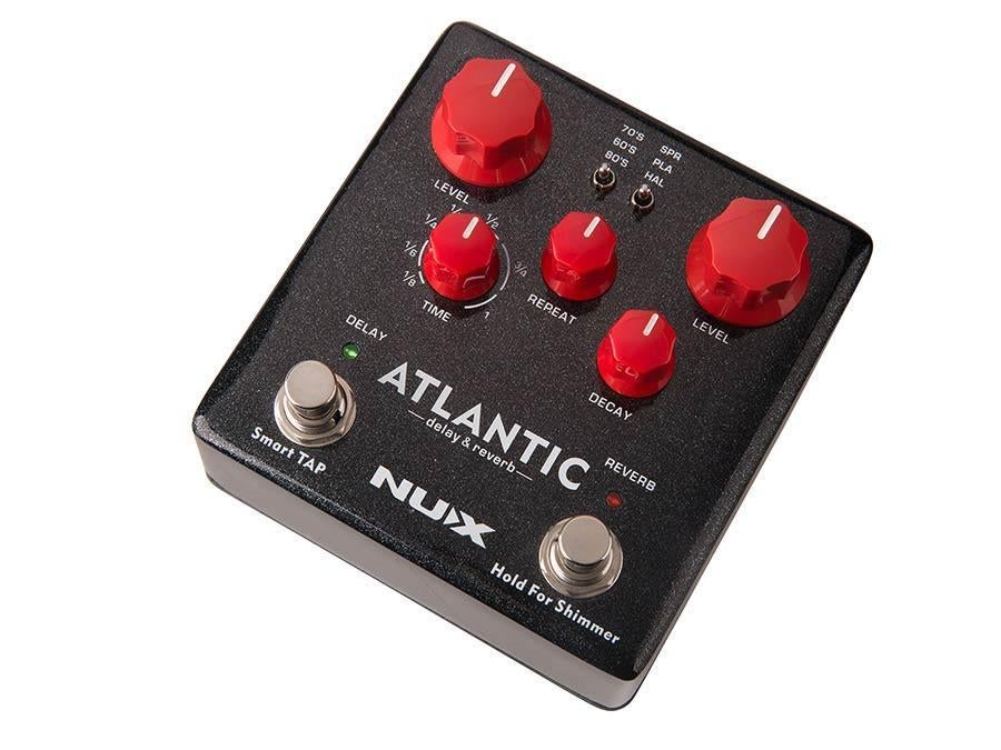 NUX NDR-5 Atlantic Delay & Reverb stereo effectpedaal, ., Nieuw, Ophalen of Verzenden, Reverb