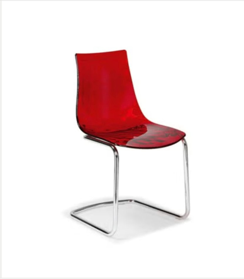 Calligaris Ice chairs set of 2 red, Ophalen, Twee, Rood, Kunststof