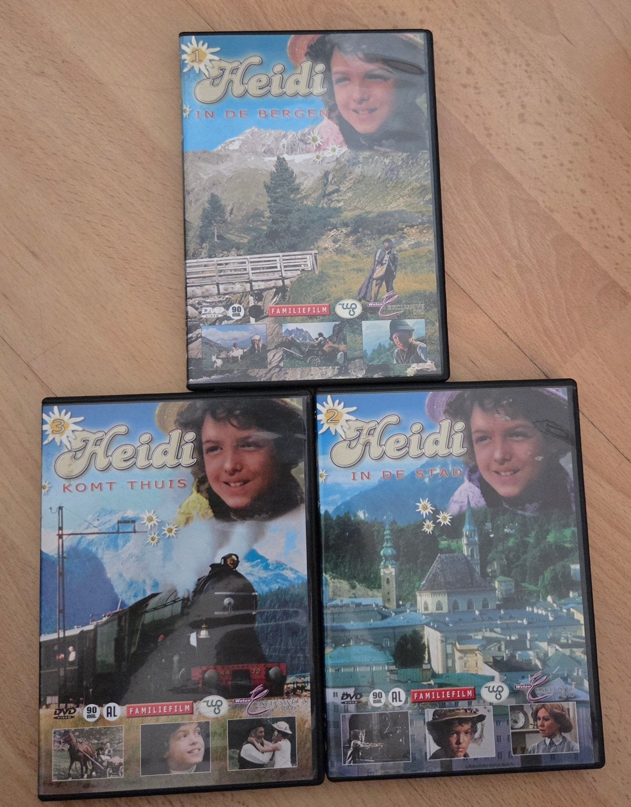 Heidi 3 Films, Cd's en Dvd's, Alle leeftijden, Ophalen of Verzenden, Zo goed als nieuw