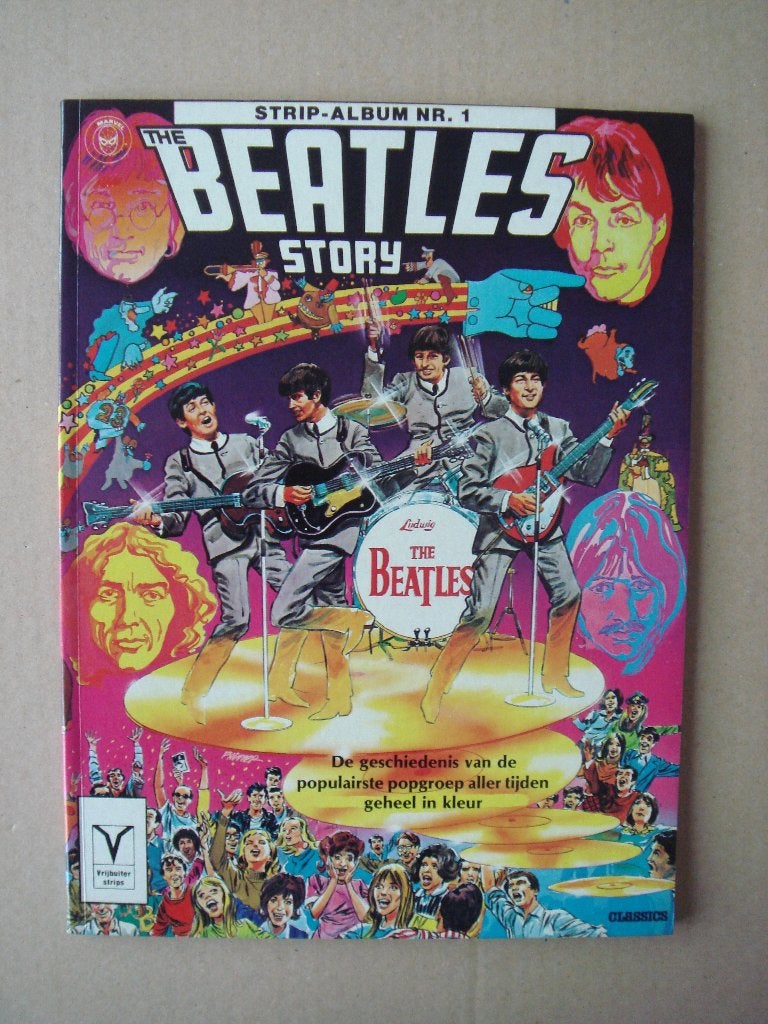 The Beatles Story - Stripboek album nr. 1, Eén stripboek, Ophalen of Verzenden, Zo goed als nieuw