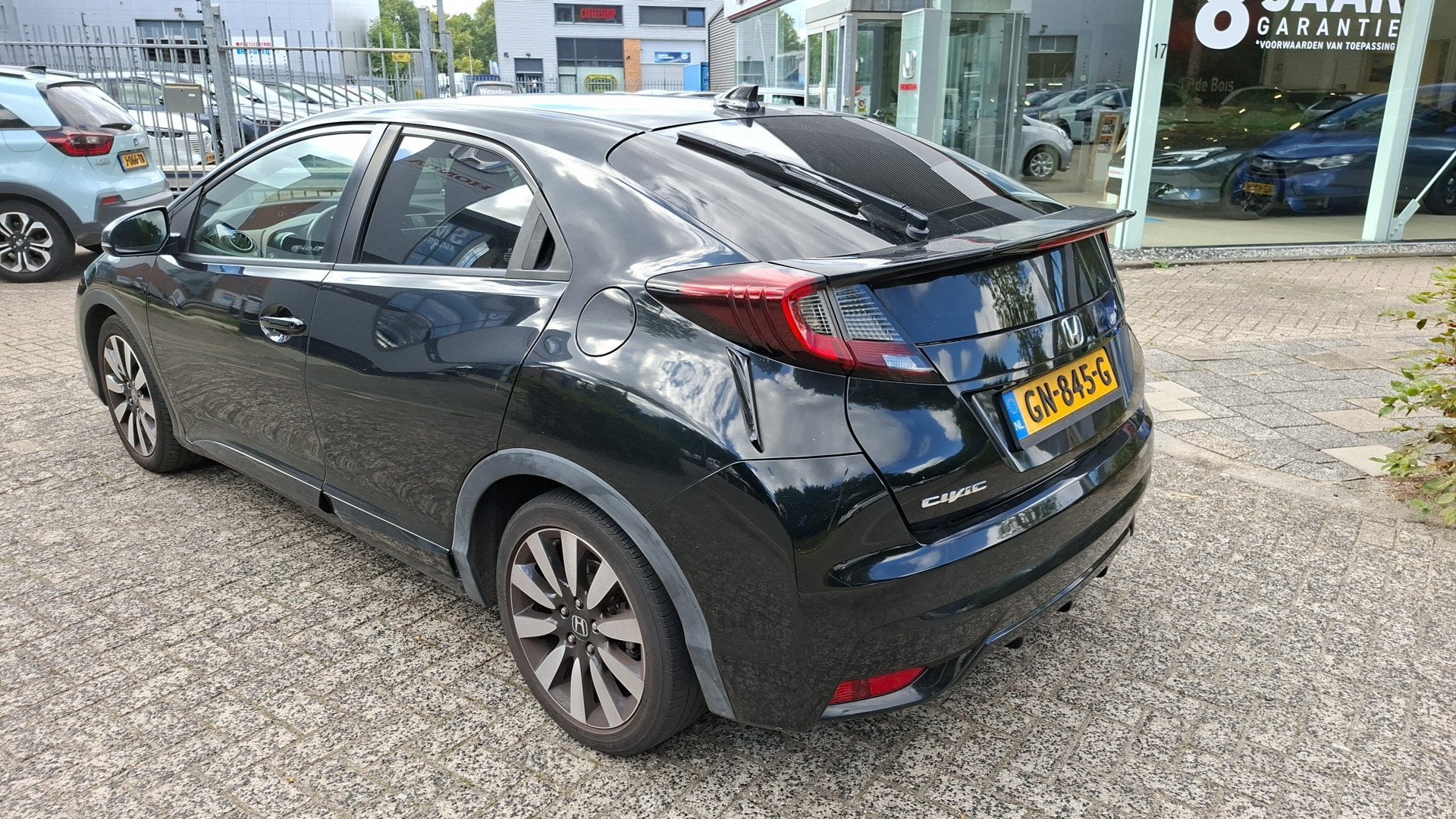 Honda Civic 1.4 Elegance 100pk 5-deurs 2e eig. Clima Cruise, Voorwielaandrijving, Stof, Gebruikt, Euro 6