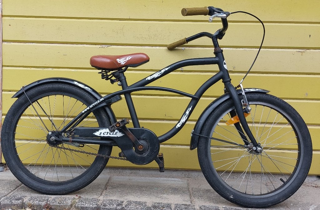 Retro jongens kinderfiets, Fietsen en Brommers, Gebruikt, Ophalen, 2cycle, Terugtraprem