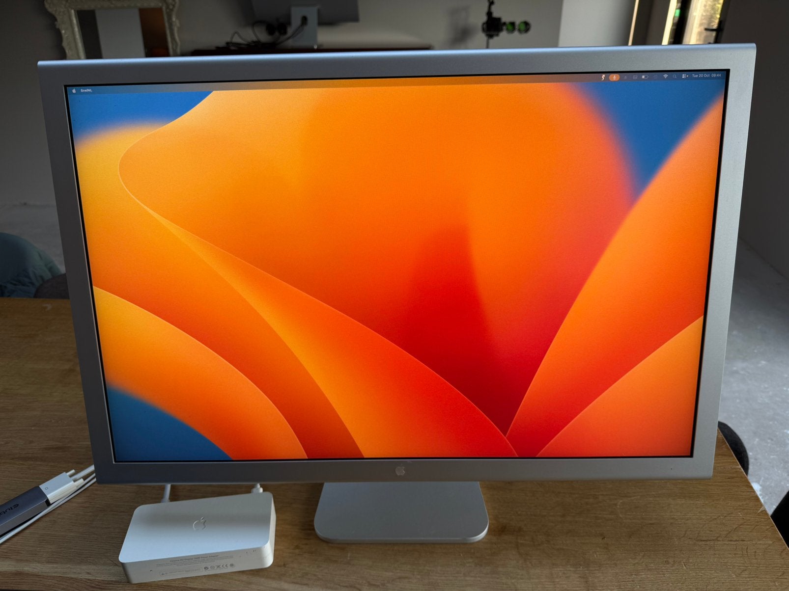 Apple Cinema Display 30 inch incl usb adapter, Ophalen, Gebruikt, DVI, Overige typen