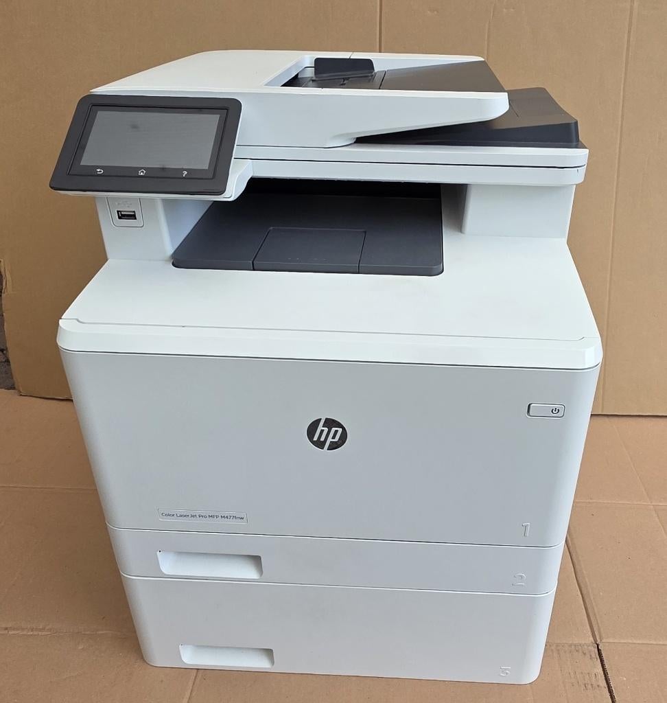 Zeer Nette HP Color Laser Jet Pro MFP M477fnw Volle Toners, Hp, Kleur printen, Printer, Draadloos