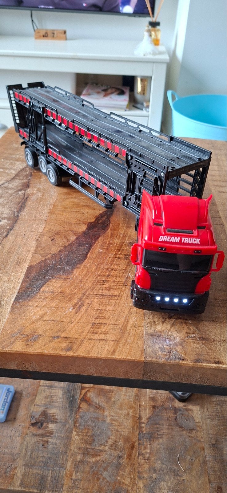 Bestuurbare vrachtwagen, Kinderen en Baby's, Ophalen of Verzenden, Gebruikt, Afstandsbediening