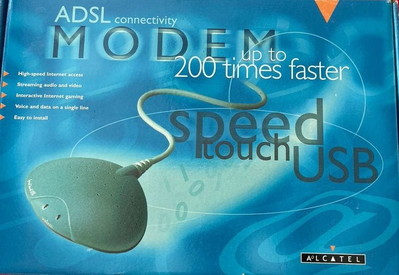 Alcatel Speed Touch USB ADSL Modem KPN 893427, Computers en Software, Routers en Modems, Zo goed als nieuw, Router met modem, Verzenden