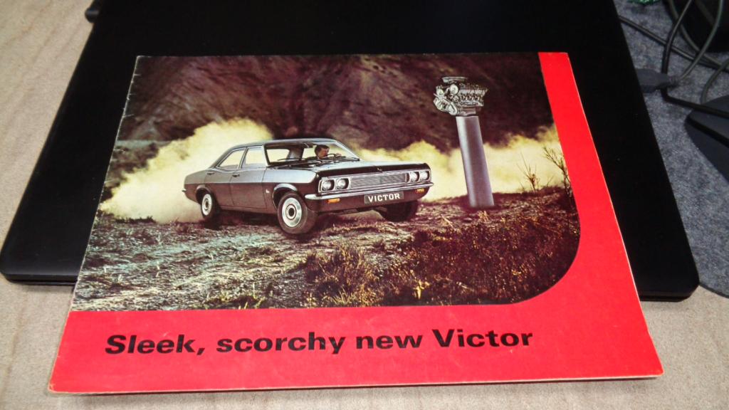 Folder  VAUXHALL  NEW  VICTOR   1968, Verzenden, Zo goed als nieuw, Overige merken