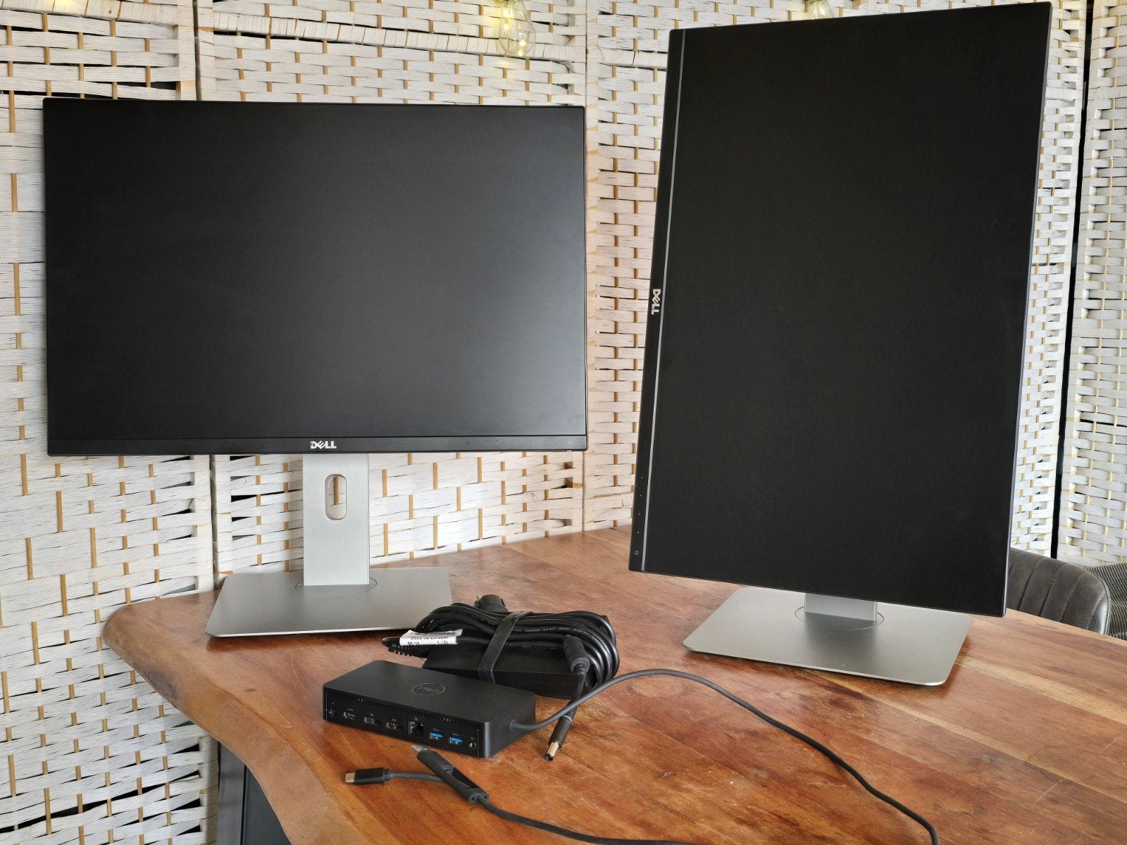 Thuiswerk pakket - 2 x monitor + dockingstation + kabels!, Ophalen of Verzenden