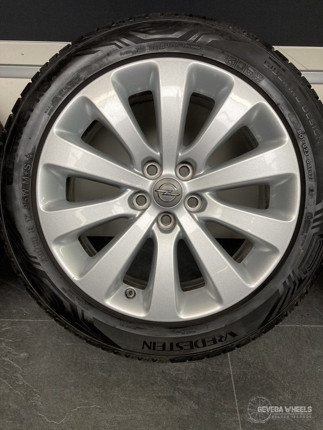 17” originele Opel Astra J velgen + allseason banden 5x105, -, -, Banden en Velgen, 17 inch