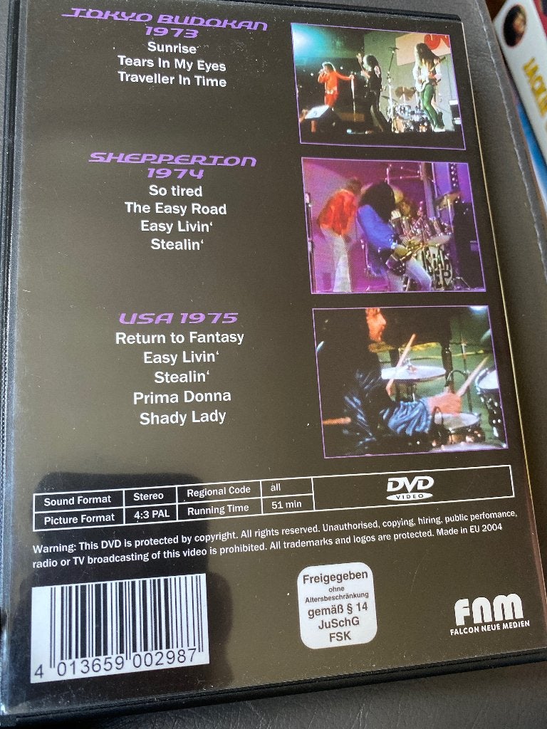 Uriah Heep - Classic Live DVD (Concertregistratie), Alle leeftijden, Ophalen of Verzenden, Concert, Inclusief doosje