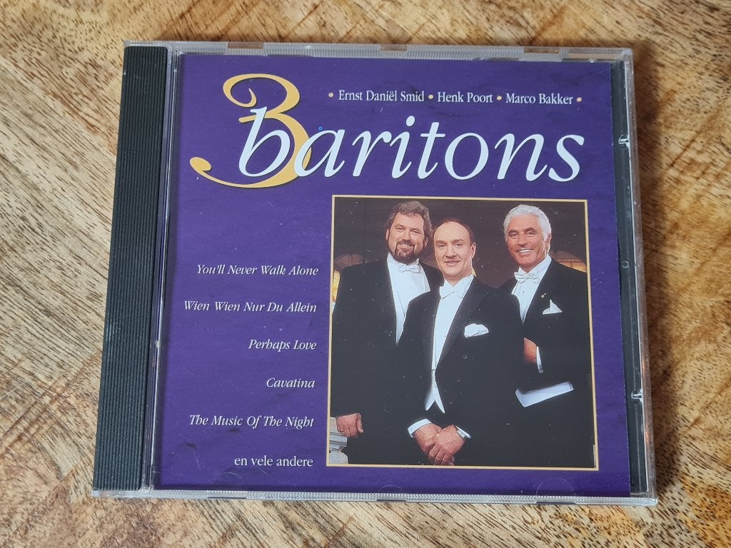 CD 3 Baritons - Ernst Daniël Smid, Henk Poort, Marco Bakker, Cd's en Dvd's, Kamermuziek, Overige componisten, Ophalen of Verzenden