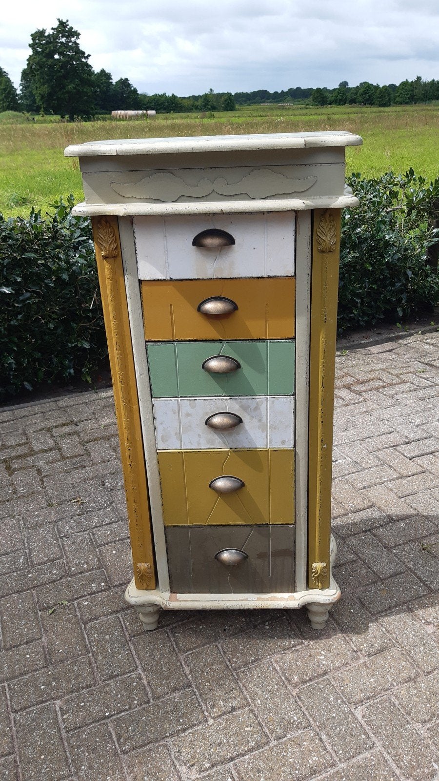 Leuke Brocante kast, Antiek en Kunst, Curiosa en Brocante, Ophalen