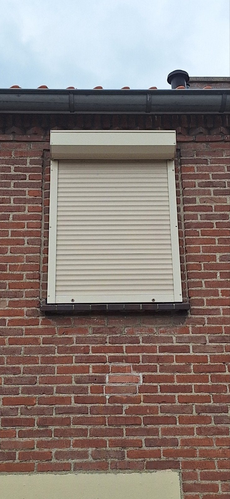 1x Rolluik gebruikt handbediend, Ophalen, Gebruikt, Minder dan 100 cm, 100 tot 150 cm