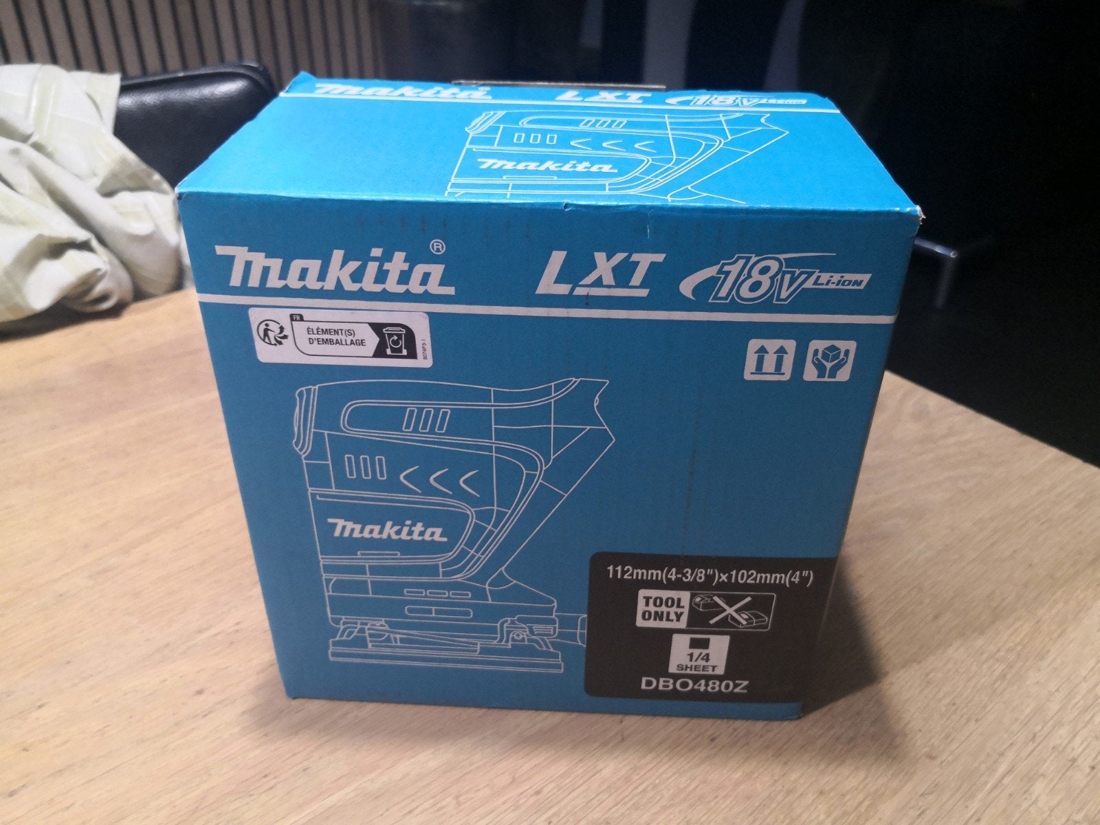 Makita DBO480Z 18V LXT Vlakschuurmachine - Nieuw in doos, Doe-het-zelf en Verbouw, Gereedschap | Schuurmachines, Ophalen of Verzenden