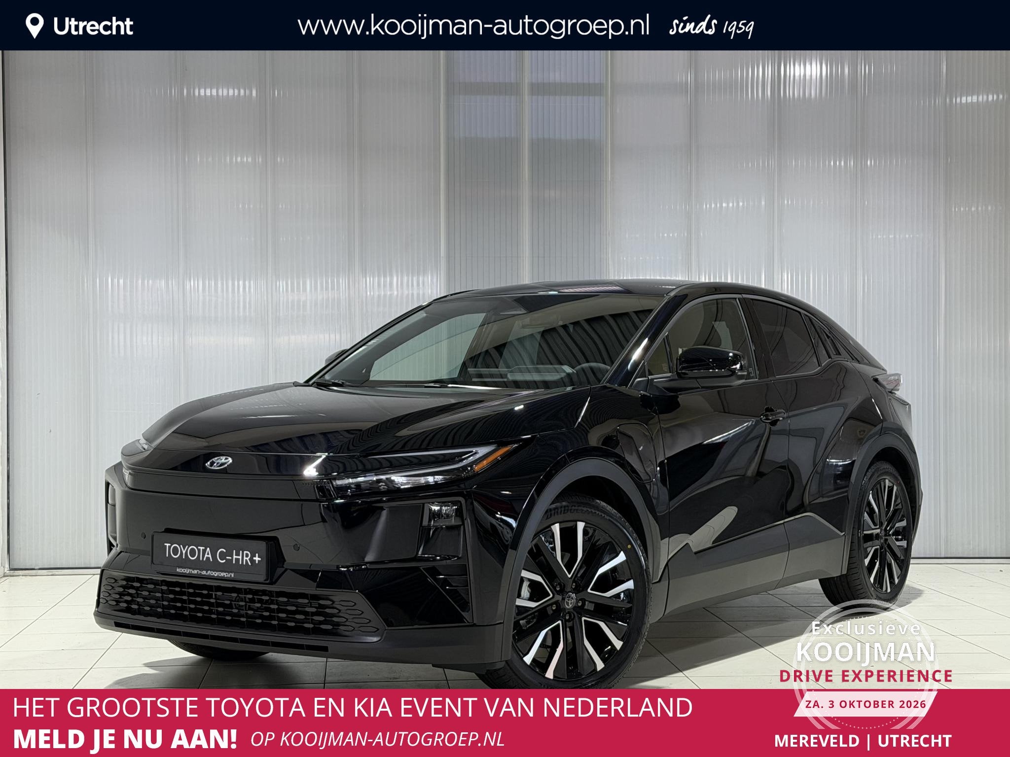 Toyota C-HR+ First Edition 77 kWh Staat in bestelling, 20" W, Auto's, Dealer onderhouden, Overige modellen, 607 km, Leder en Stof