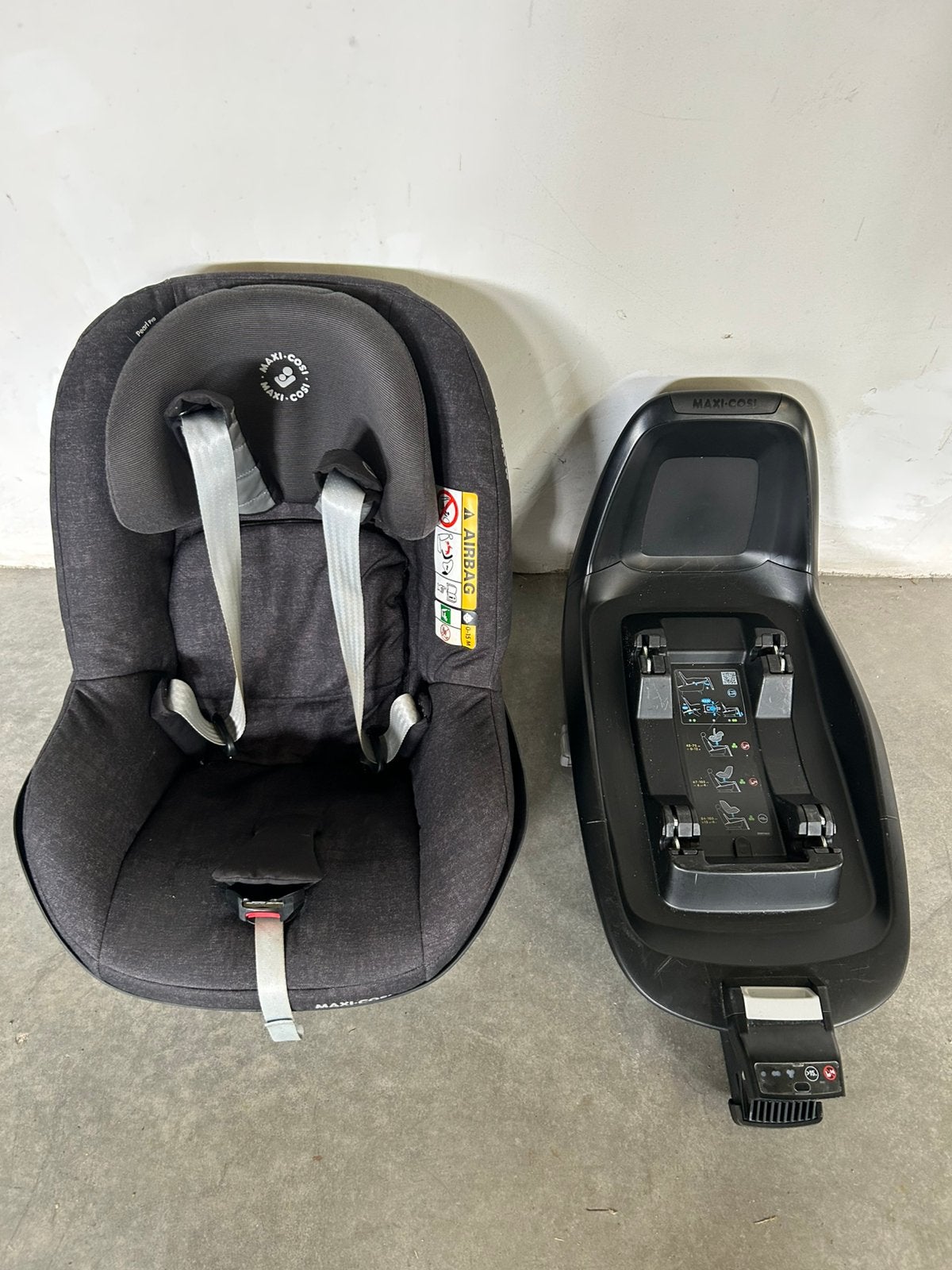 Mooie MaxiCosi 2wayFix+Pebble Plus, Ophalen, Gebruikt, Isofix, 0 t/m 13 kg