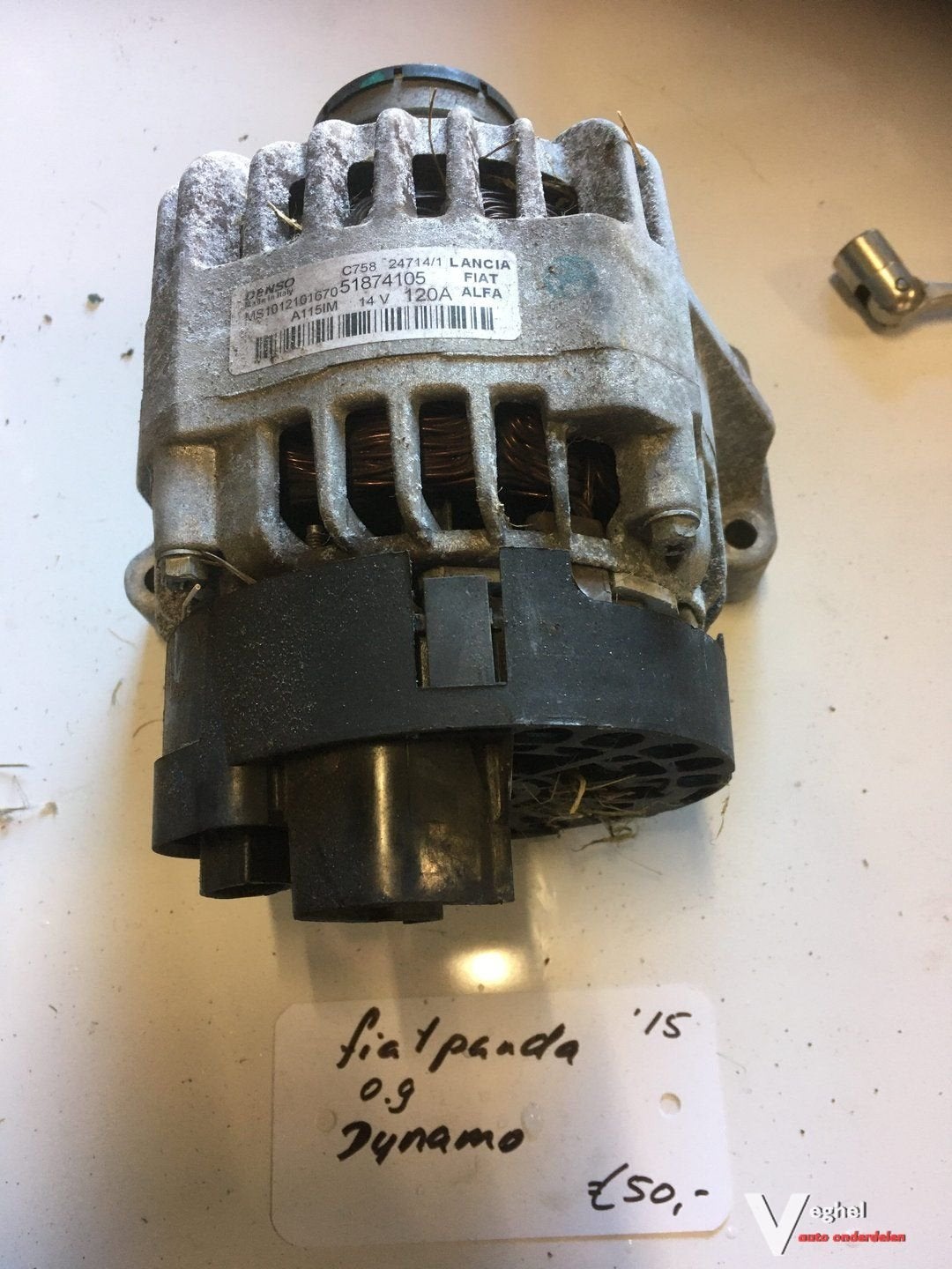 Fiat Panda 0.9 2015 Dynamo, Auto-onderdelen, Motor en Toebehoren, Gebruikt, -, -, Ophalen of Verzenden