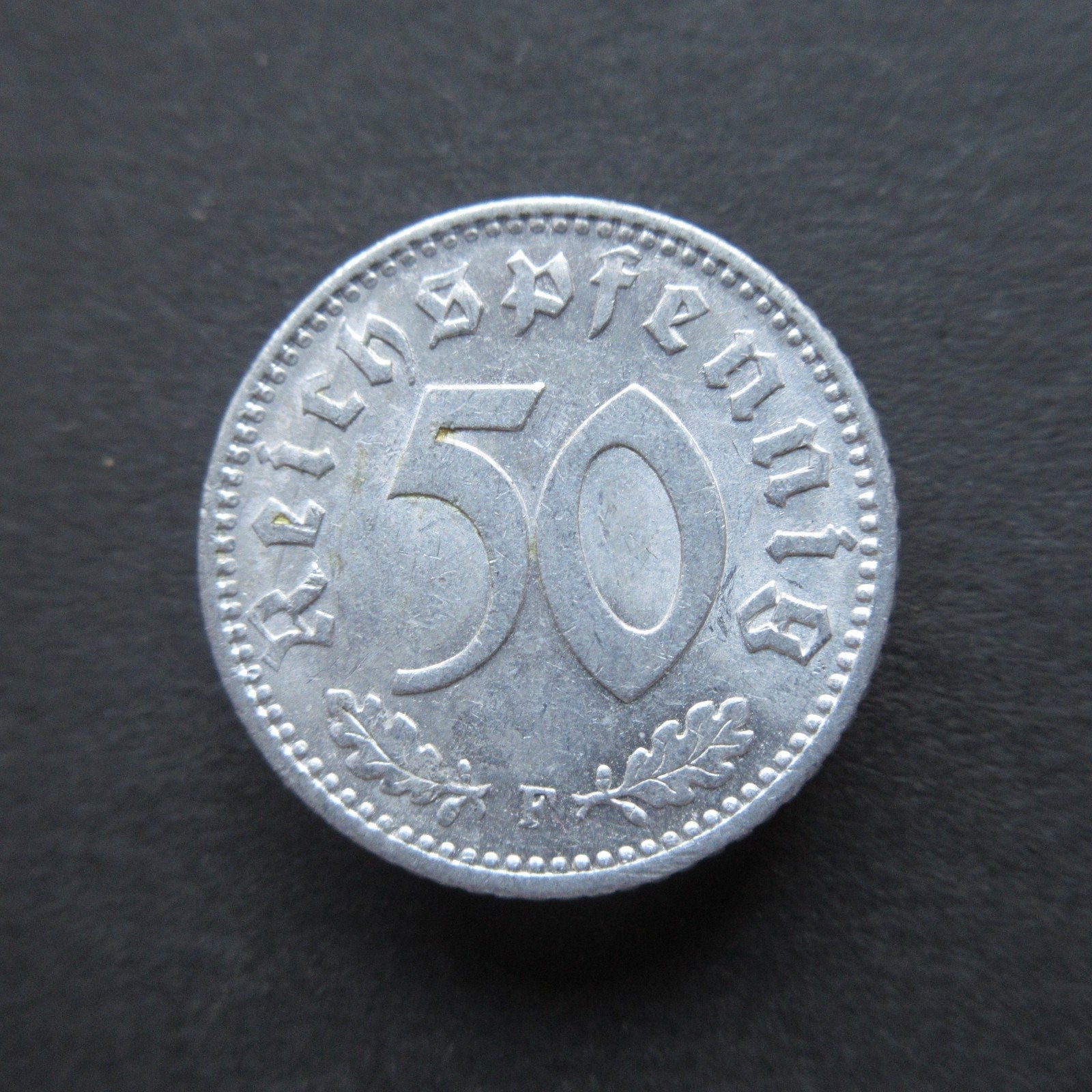 50 Pfennig 1944 F Duitsland km#96 Aluminium (02) WW2, Verzamelen, Verzenden, Overige soorten, Duitsland, Overige typen