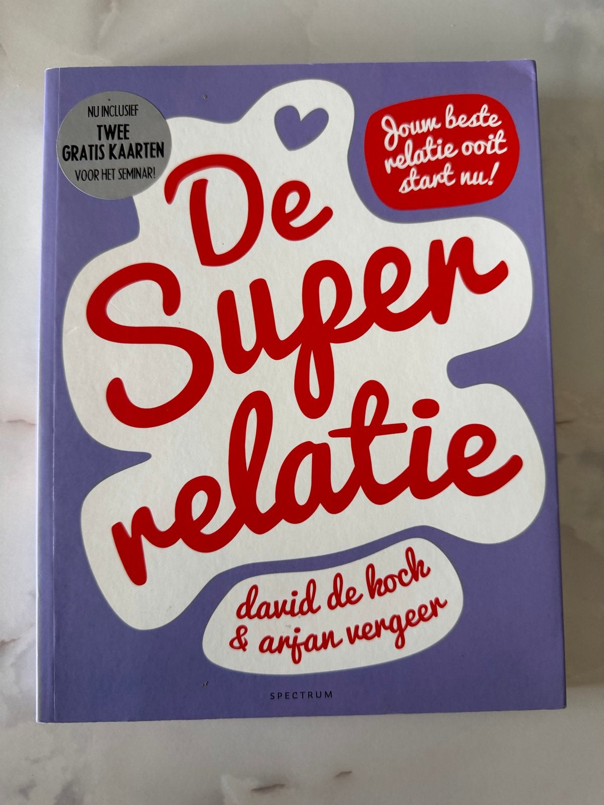 De Super Relatie - David de Kock & Arjan Vergeer, Ophalen of Verzenden, Zo goed als nieuw