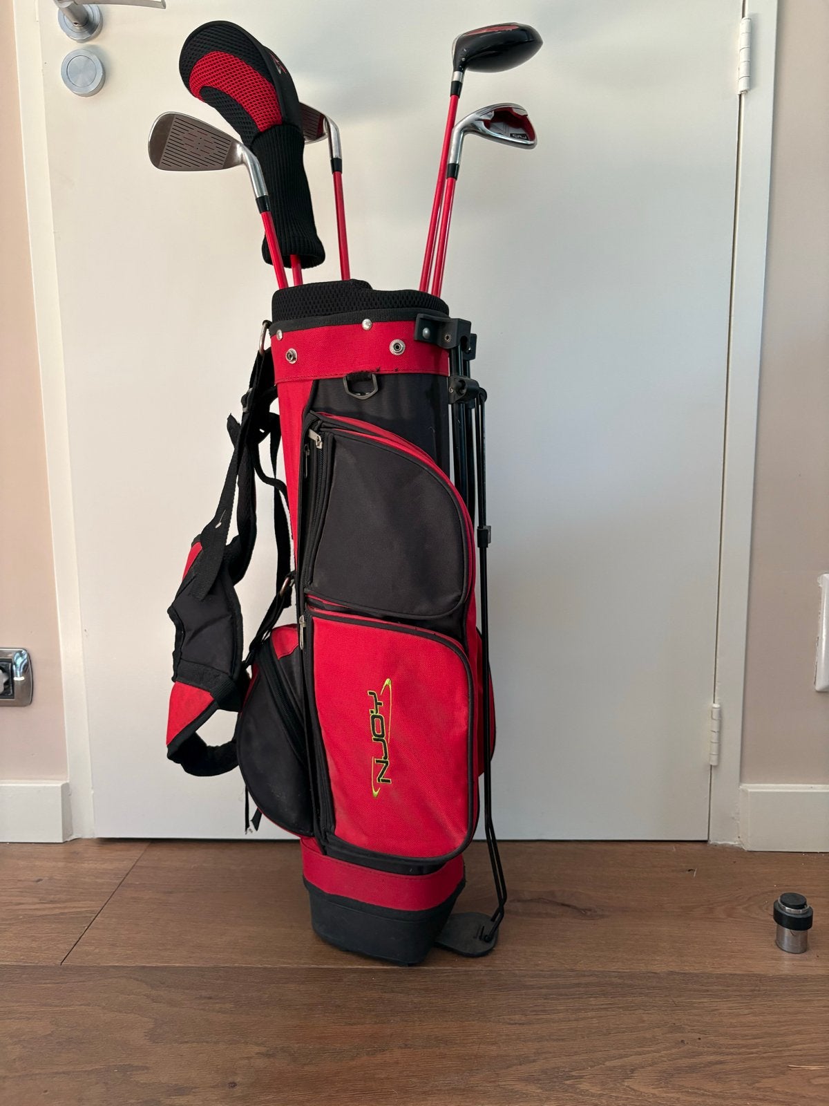 NJOX Golfset met tas - kinderset voor linkshandige speler, Sport en Fitness, Ophalen of Verzenden, Zo goed als nieuw, Set, Overige merken