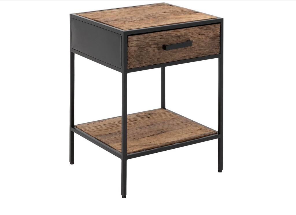 Nachtkastje flow 2 stuks, Minder dan 45 cm, Nieuw, Hout, 55 tot 70 cm