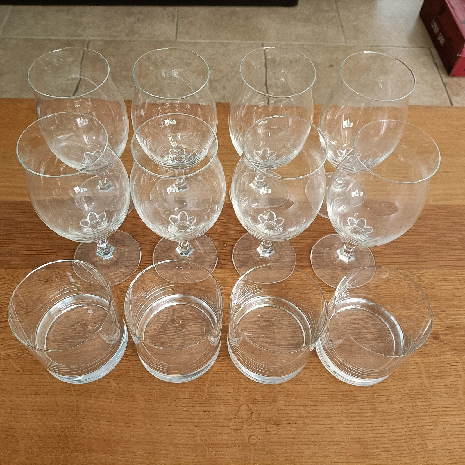 kristallen glasservies, Ophalen of Verzenden, Zo goed als nieuw, Overige typen