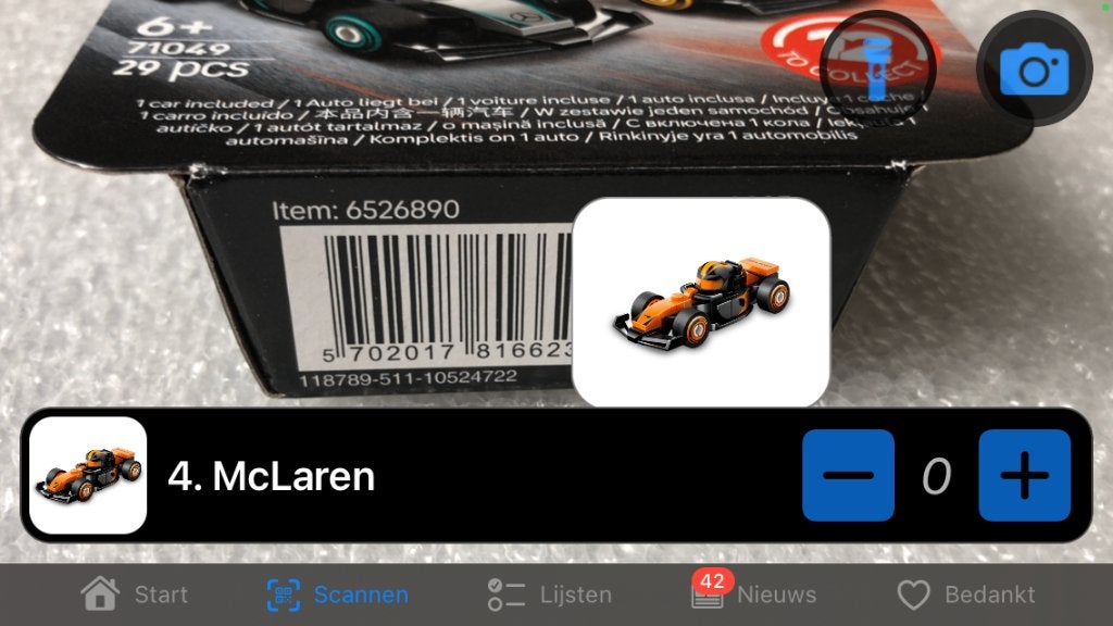 LEGO® Formula 1® Series 71049 - McLaren MCL38 *Nieuw*, Verzenden, Lego, Nieuw, Minifiguren serie