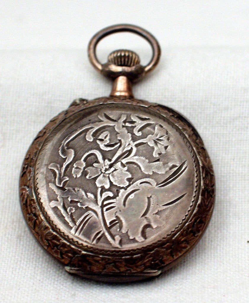 Dameszakuurwerkje art nouveau zilver., Sieraden, Tassen en Uiterlijk, Horloges | Antiek, Overige merken, Zakhorloge, 1900 tot 1930