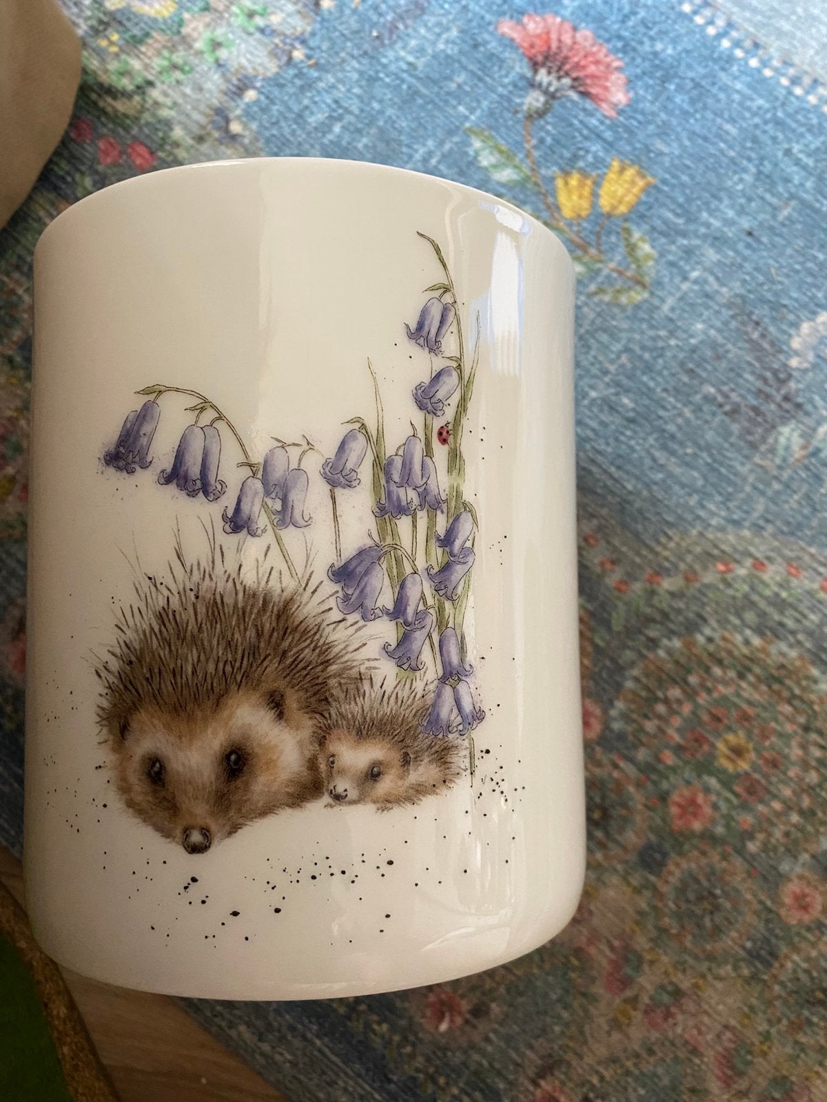 Wrendale Royal Worcester egel campanula bloemen pot, Ophalen of Verzenden, Zo goed als nieuw, Overige stijlen, Overige typen