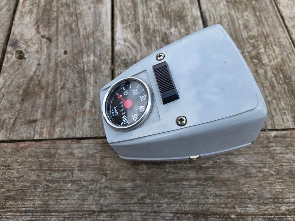 Koplamp met VDO teller Sparta Batavus Berini etc, Ophalen, Zo goed als nieuw, Koplamp, Overige merken