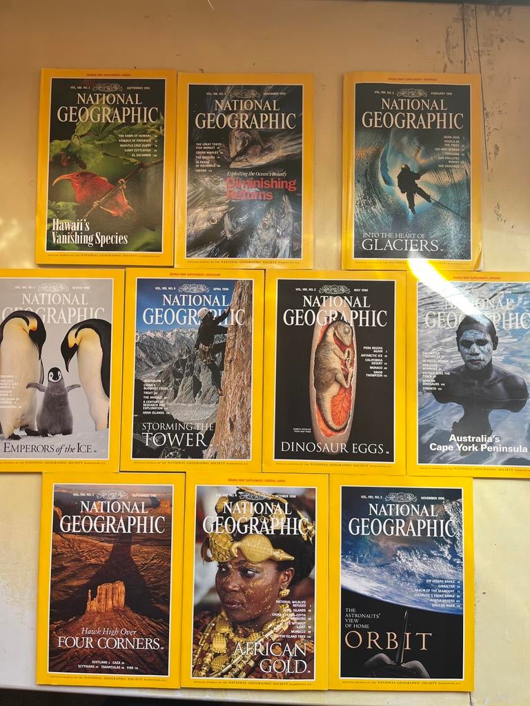 National Geographic 1995/1996, Ophalen of Verzenden, Zo goed als nieuw