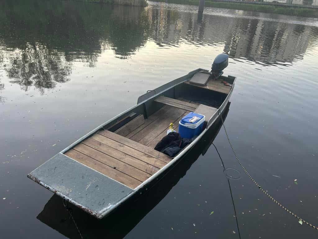 Stalen platbodem, Watersport en Boten, Accessoires en Onderhoud, Zo goed als nieuw, Overige typen, Ophalen