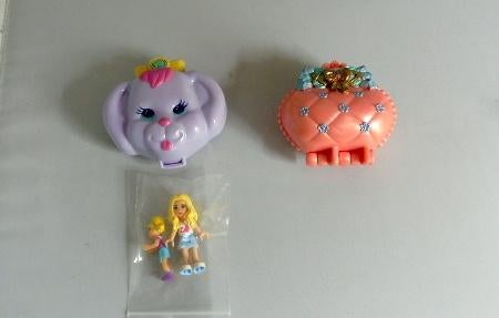 Polly Pocket # Dogs 2x., Kinderen en Baby's, Speelgoed | Poppen, Ophalen of Verzenden, Zo goed als nieuw, Overige typen