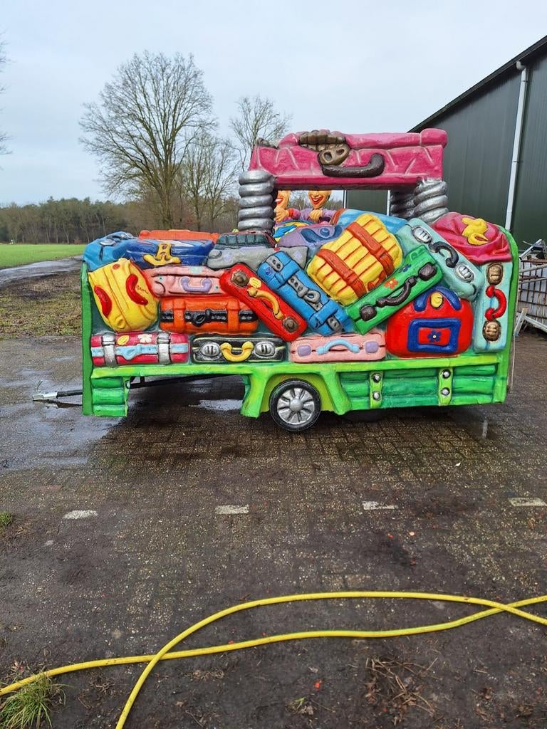 Tractorombouw carnavalswagen, Hobby en Vrije tijd, Ophalen, Carnaval
