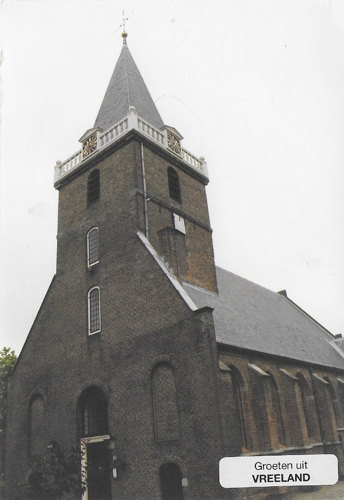 Vreeland Kerk Ongelopen Ansichtkaart (B4801 ), Ophalen of Verzenden, 1980 tot heden, Ongelopen
