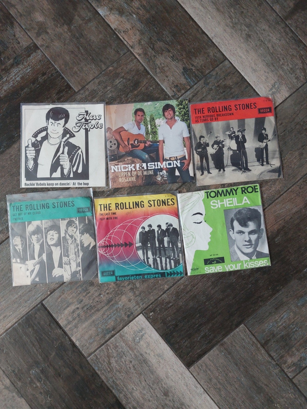 Grote collectie vintage vinyl singles (45 toeren), Ophalen, Gebruikt, 7 inch, Pop