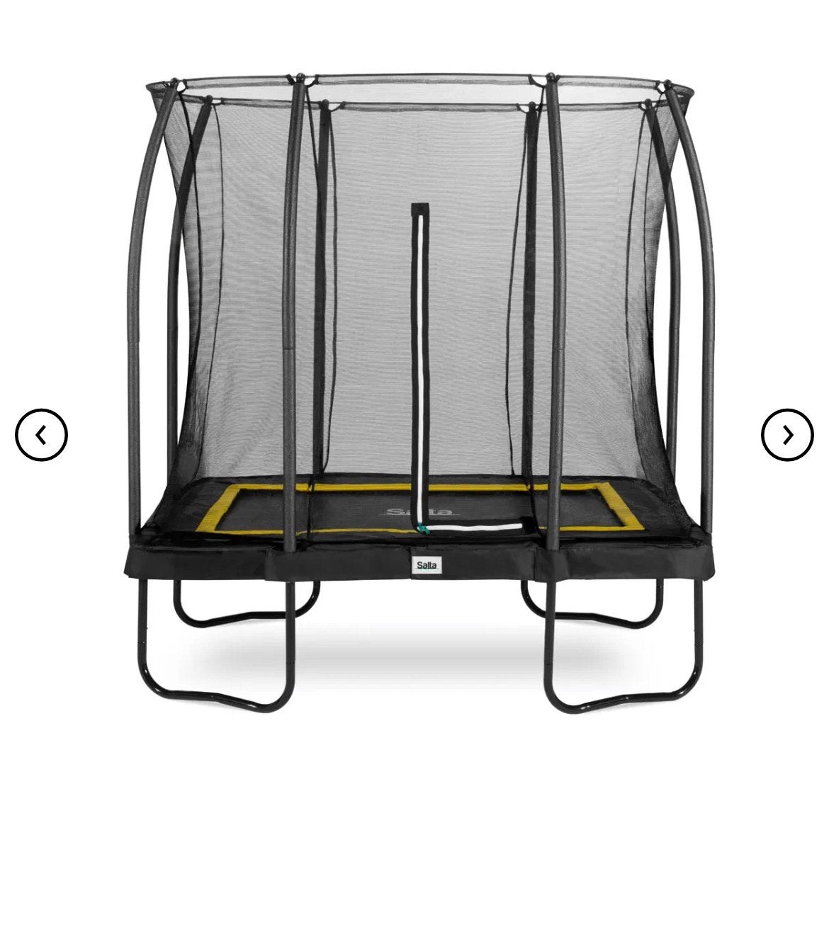Salta comfort trampoline 215x153 black, Kinderen en Baby's, Speelgoed | Buiten | Trampolines, Ophalen, Zo goed als nieuw